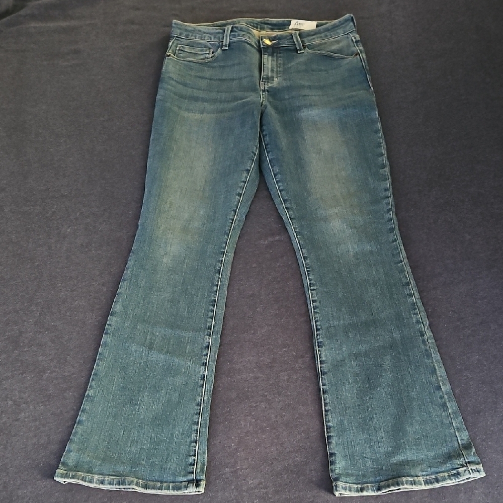 Cosmic Blue Love Womens Flare Jeans